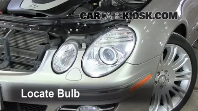 2008 Mercedes-Benz E350 4Matic 3.5L V6 Sedan Luces Luz de giro delantera (reemplazar foco)